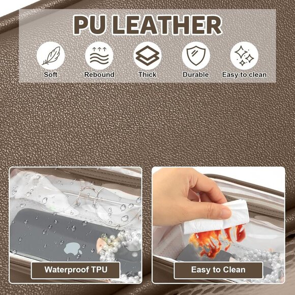 Clear Crossbody Bag, Stadium Approved Clear Purse Bag for Concerts Sports Events - Picture 8 of 9